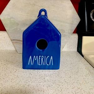 Ceramic indoor birdhouse Rae Dunn